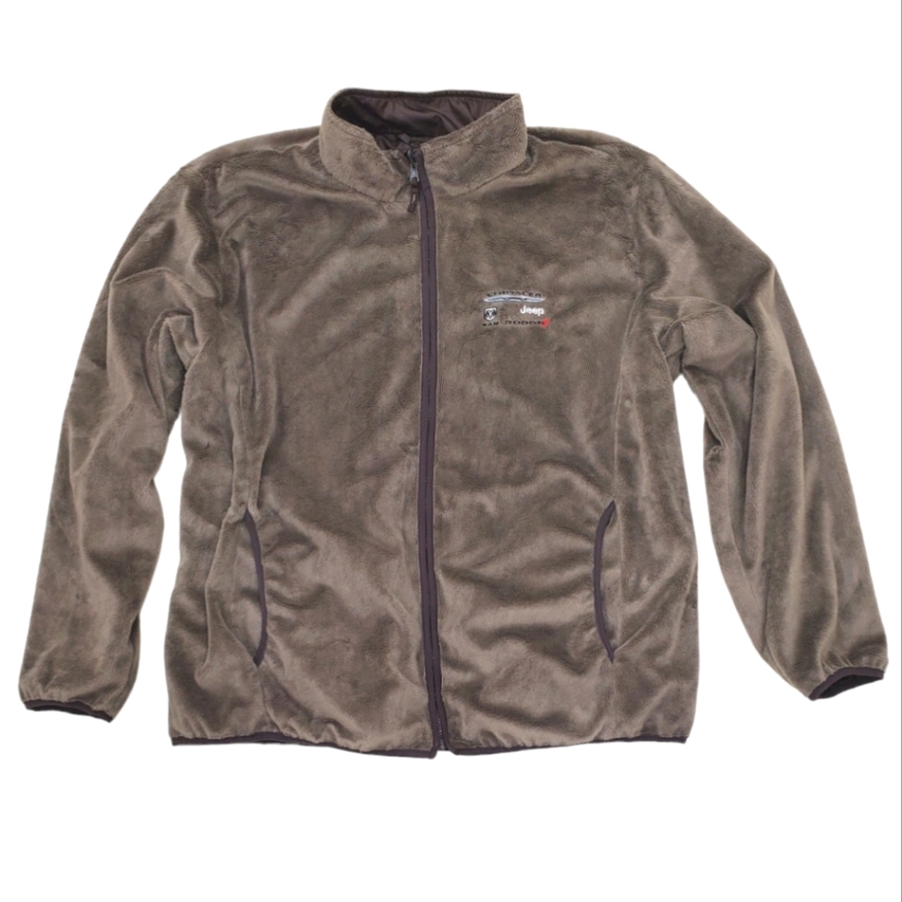 Chrysler logo North End Sport jacket men's XXL reversible windbreaker or furry